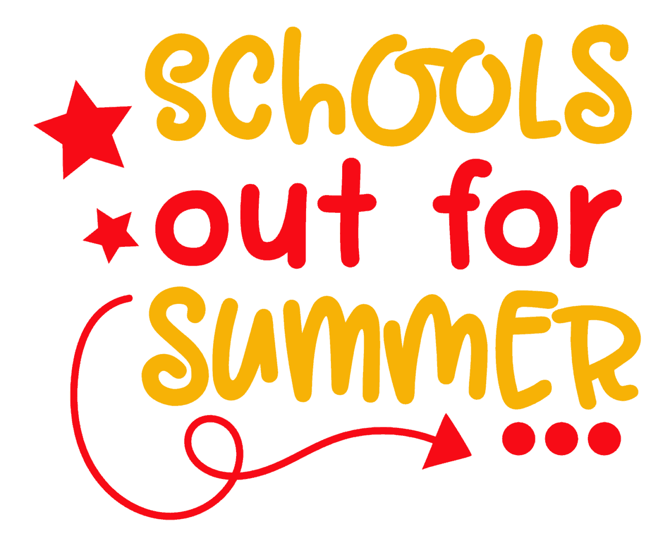 schools out for summer end of school sayings free svg file SvgHeart.Com