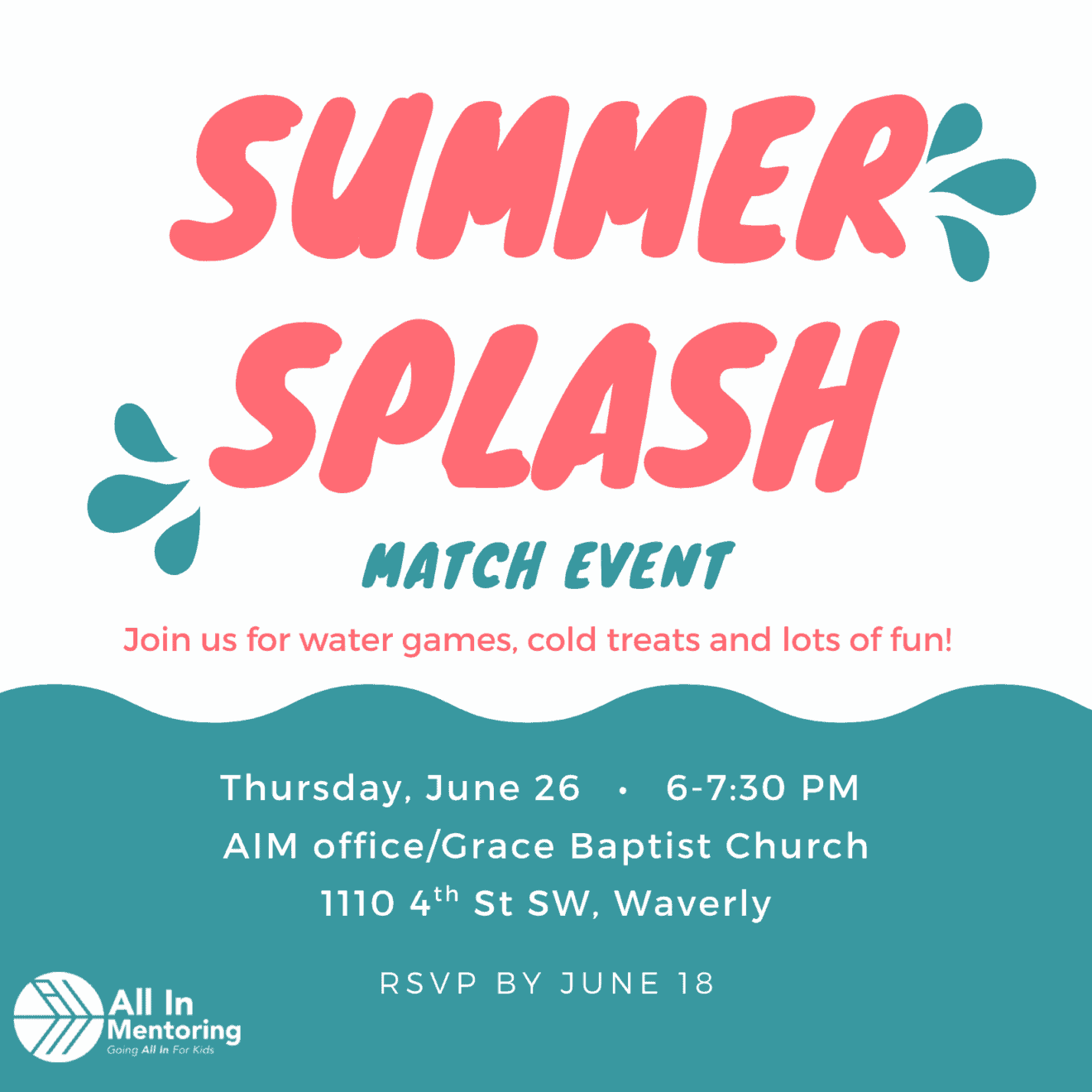 Summer Splash Event Invitation