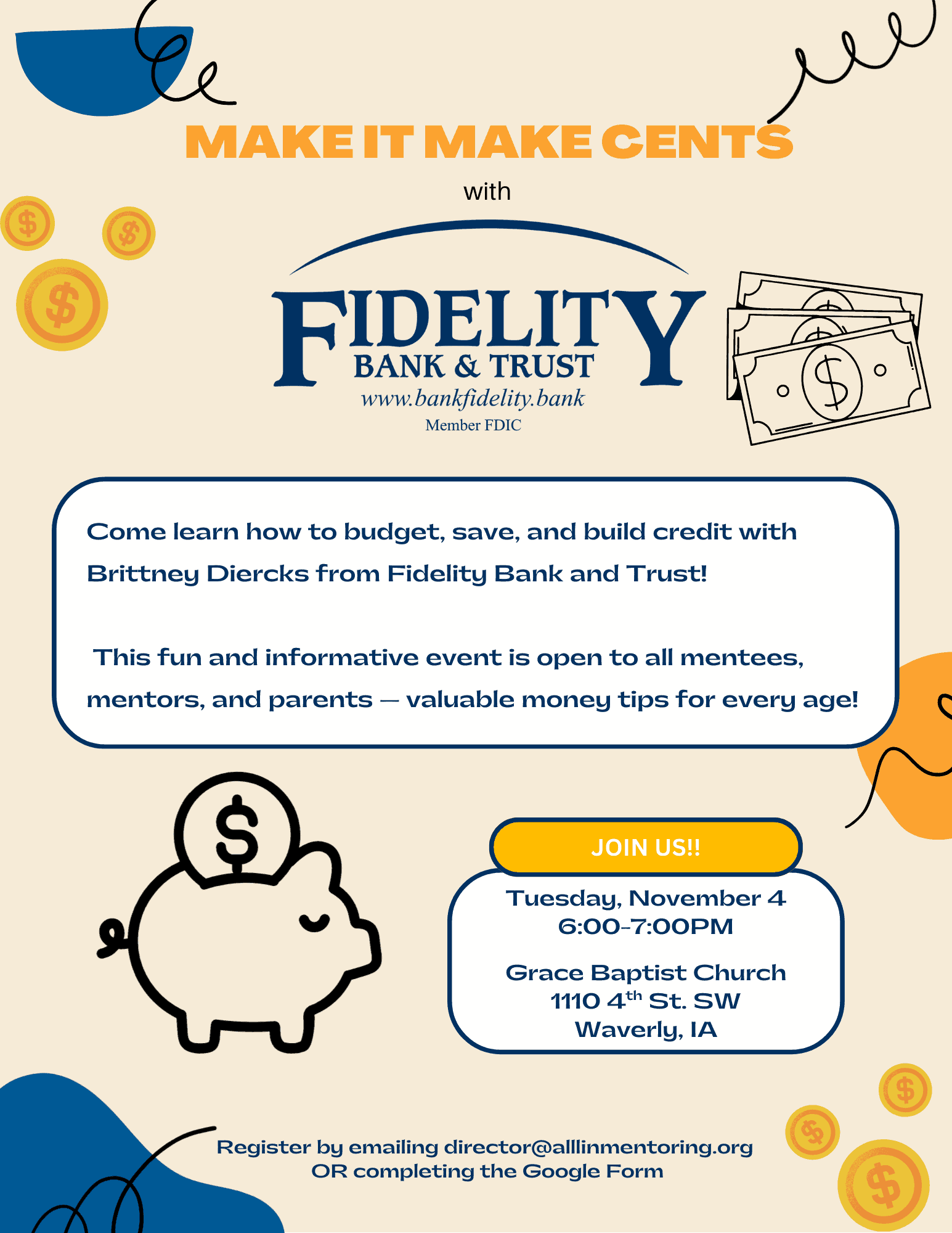 Fidelity Event Flyer